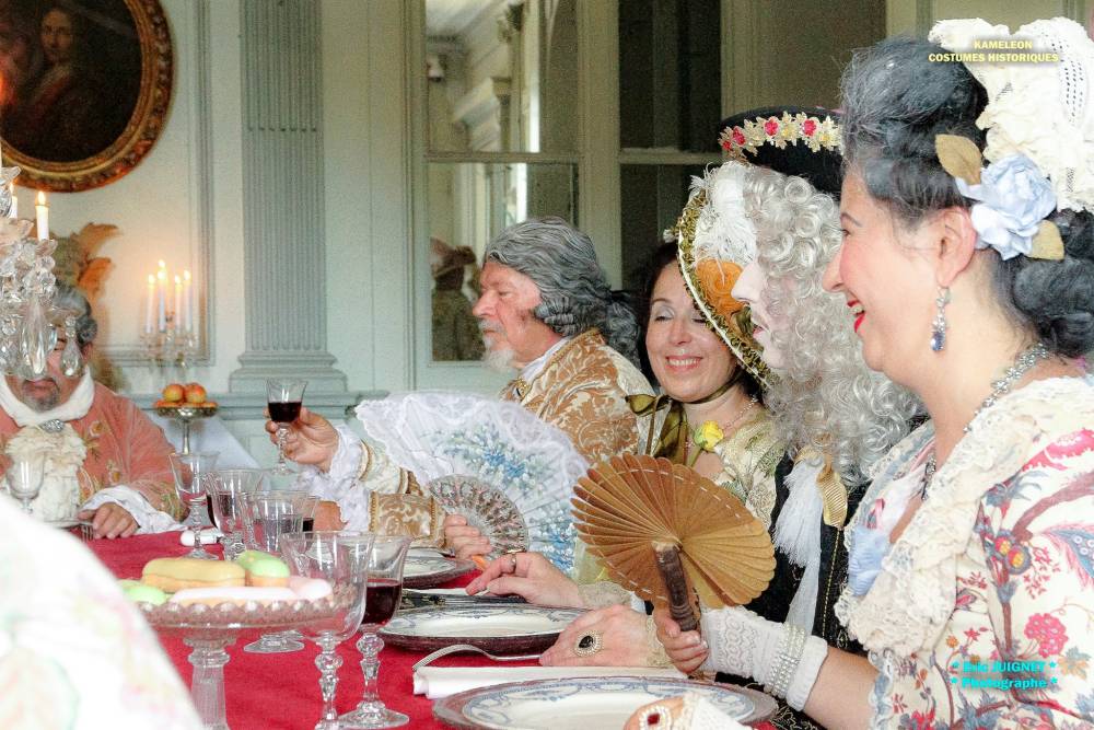 repas dans chateau